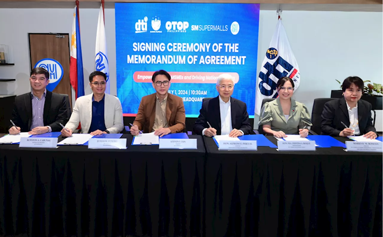 SM Prime and DTI support MSMEs with more than 80 SM mall spaces nationwide