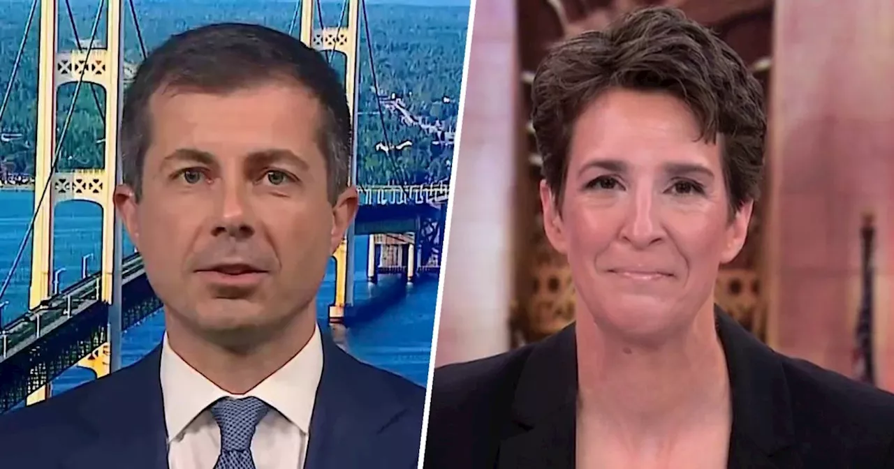 Watch: Rachel Maddow interviews Pete Buttigieg as Kamala Harris' presidential campaign kicks off