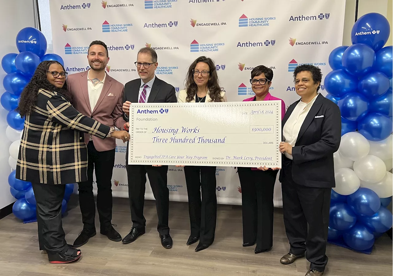 Housing Works receives $300,000 grant from Anthem Blue Cross and Blue Shield Foundation