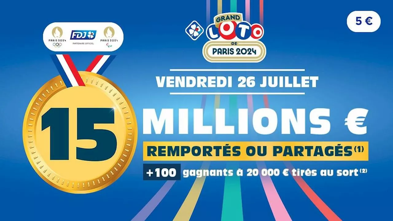 Tentez votre chance au Grand LOTO® de Paris 2024 pour remporter 15 millions d’euros