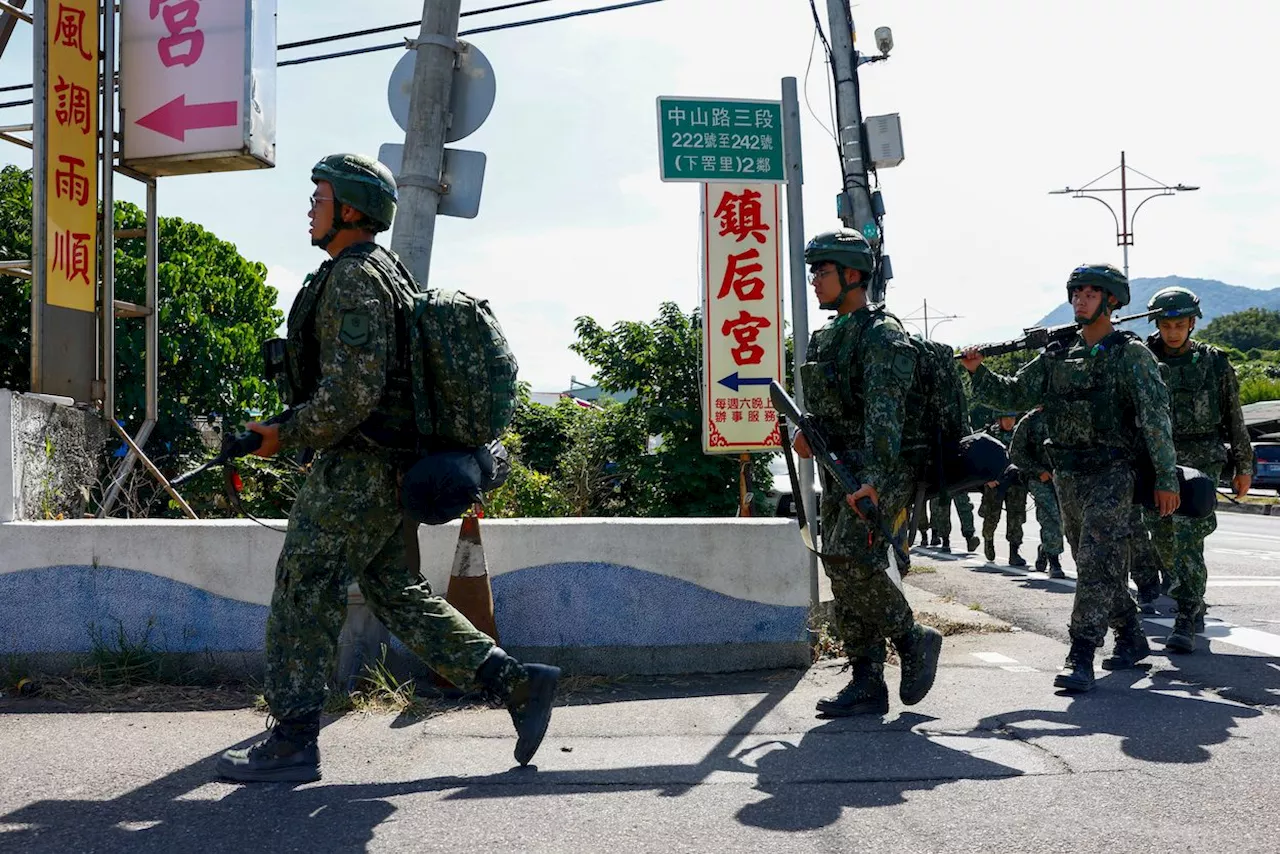 Taiwan curtails annual war games as Typhoon Gaemi barrels towards island