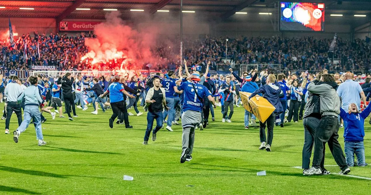 Diese Strafe kassiert Holstein Kiel für Chaos beim vorletzten Saisonspiel