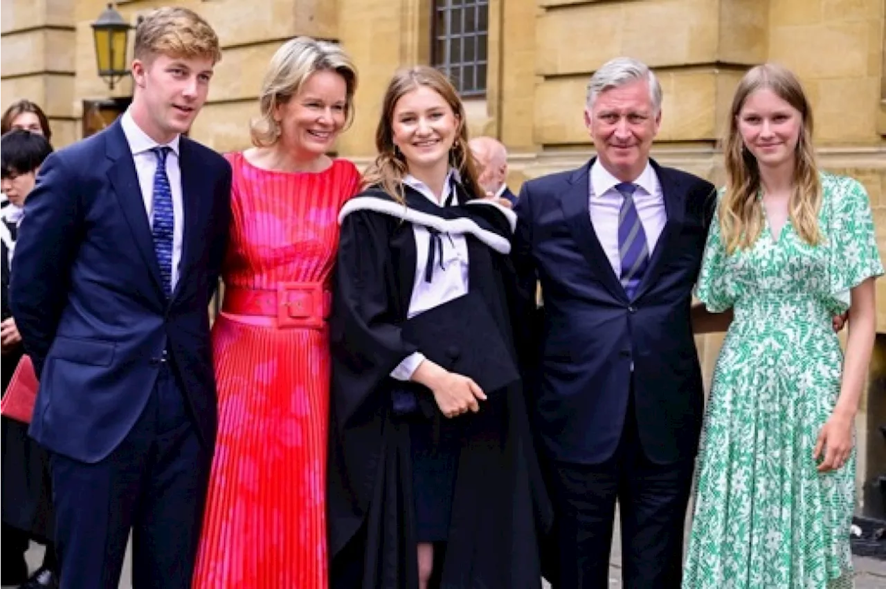 La princesse Élisabeth officiellement diplômée au cours d'une cérémonie à Oxford