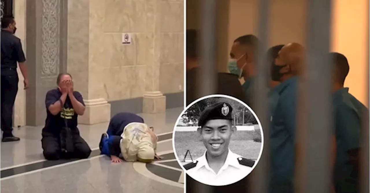 6 Former UPNM Students Sentenced To Death For Murdering Cadet Zulfarhan In 2017