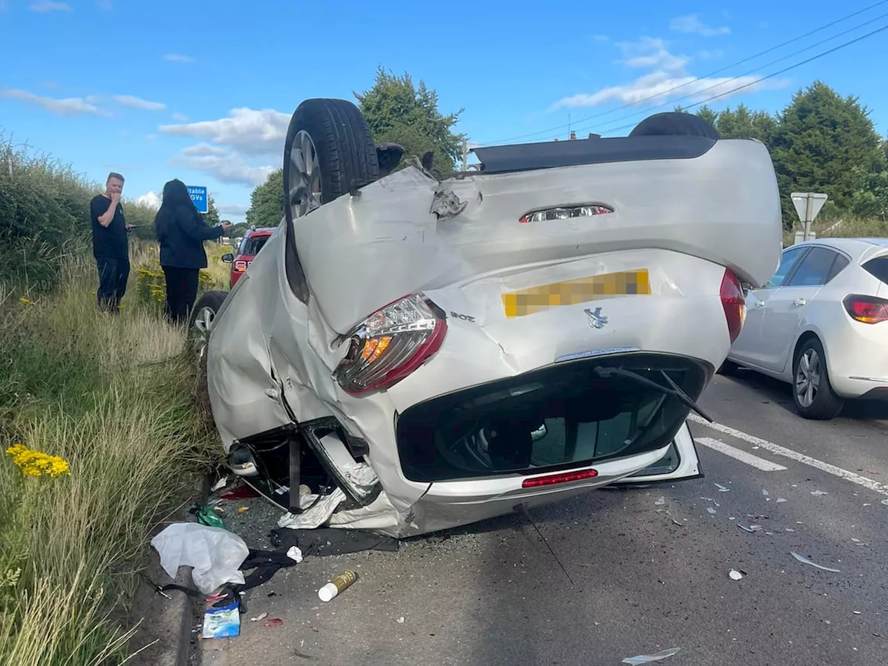 'My life flashed before my eyes': Teenage driver thanks stranger who helped her after A53 crash