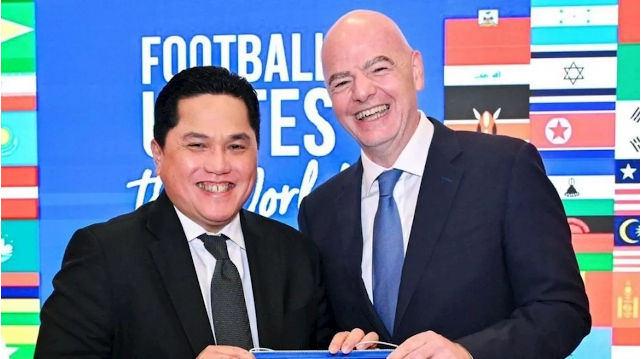 Erick Thohir Bertemu Presiden FIFA, Netizen Endus Sinyal Positif bagi Timnas Indonesia