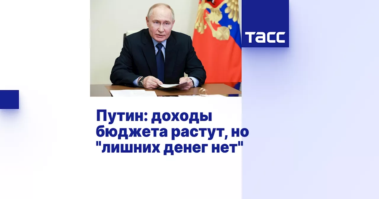 Путин: доходы бюджета растут, но 'лишних денег нет'