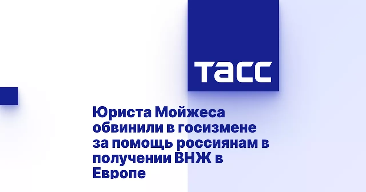 Юриста Мойжеса обвинили в госизмене за помощь россиянам в получении ВНЖ в Европе