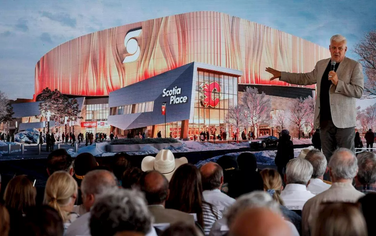 Shovels dig in as work begins on new $80oM arena for Calgary Flames