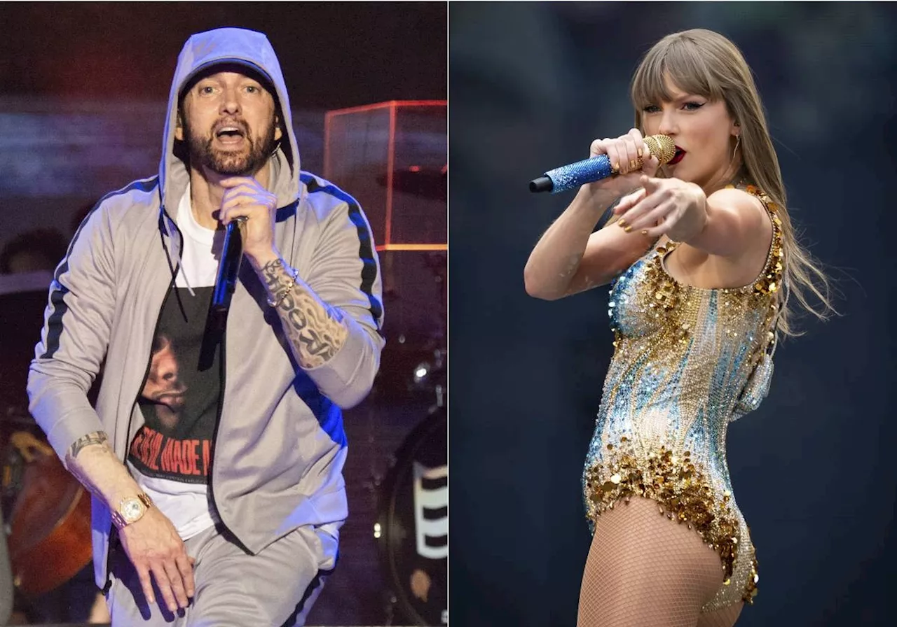 Eminem brings Taylor Swift's historic reign at No. 1 to an end