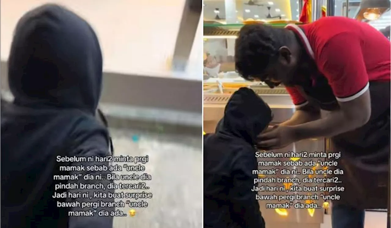 Reunion Between Child And “Uncle Mamak” Melts Hearts, Many Share Their Own Stories Of Unique Bond