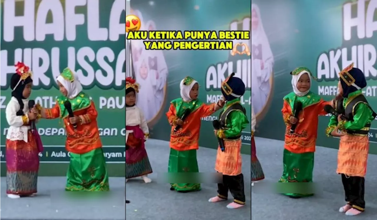 [Video] Gelagat Kanak-kanak Di Indonesia Beri Semangat Kepada Rakan Untuk Lafaz Hadis Cuit Hati Ramai