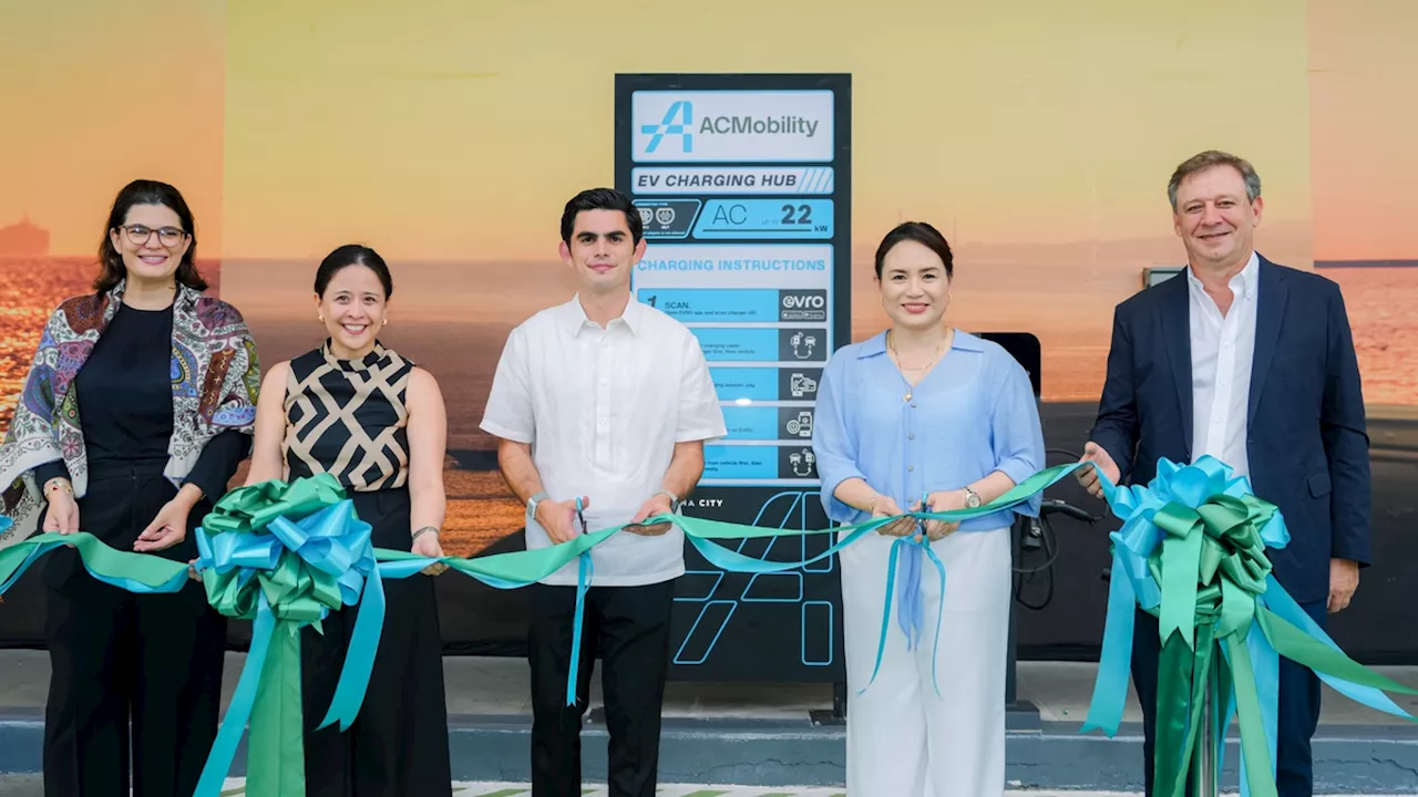 ACMobility opens new EV charging hub in Ayala Malls Manila Bay