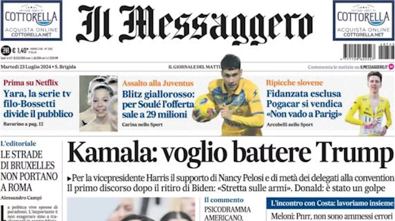 Il Messaggero: 'Blitz Roma per Soulé, assalto alla Juve: l'offerta sale a 29 milioni'