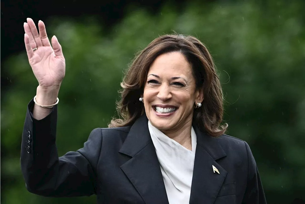 Kamala Harris hylles på sosiale medier