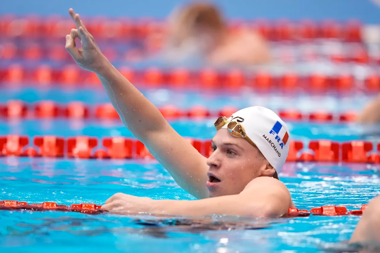 With Michael Phelps’s coach by his side, France’s Leon Marchand eyes history