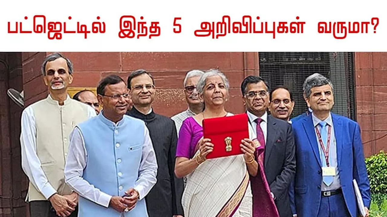 Budget 2024: ஏக்கத்துடன் காத்திருக்கும் மக்கள்... பட்ஜெட்டில் இந்த 5 அறிவிப்புகள் வருமா?