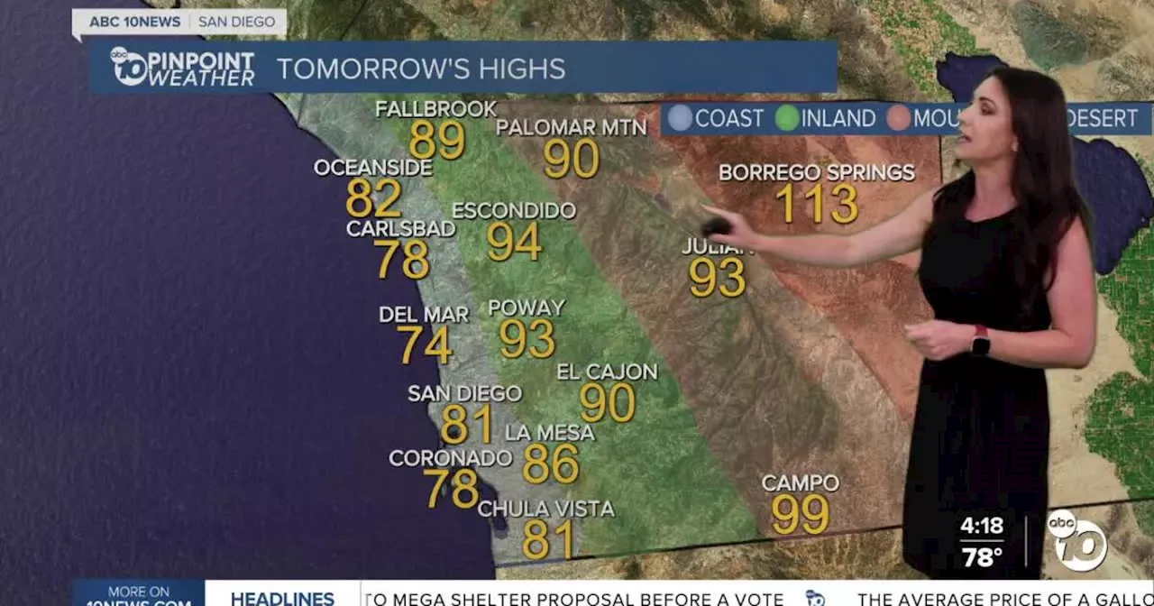 San Diego's Weather Forecast for July 23, 2024: Hot and humid, but relief in sight!