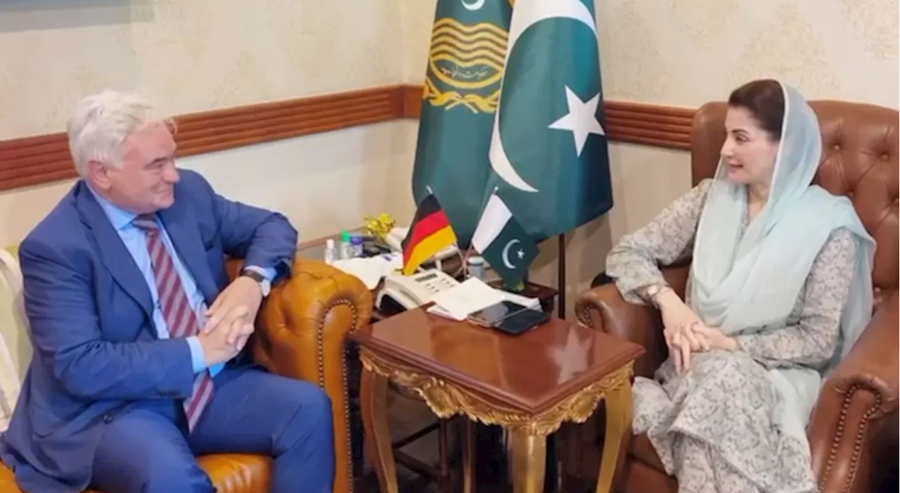 German envoy Alfred Grannas calls on Punjab CM Maryam Nawaz