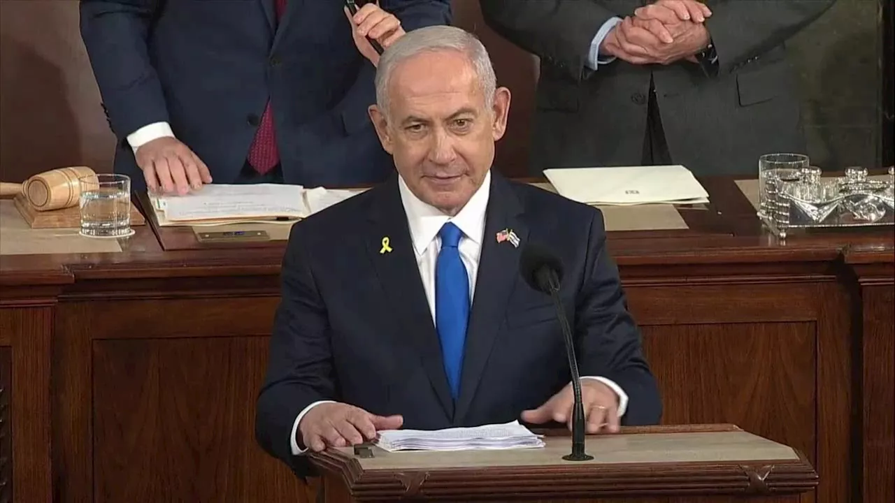 Netanyahu addresses Congress amid Israel's war against Hamas in Gaza