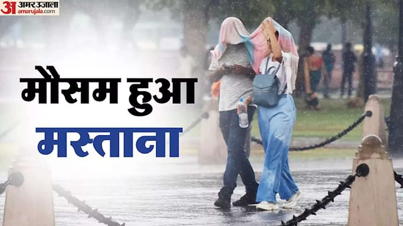 Delhi Weather Alert: झमाझम बारिश से मौसम हुआ सुहावना, शाम को चली तेज हवाएं; बारिश का यलो अलर्ट जारी