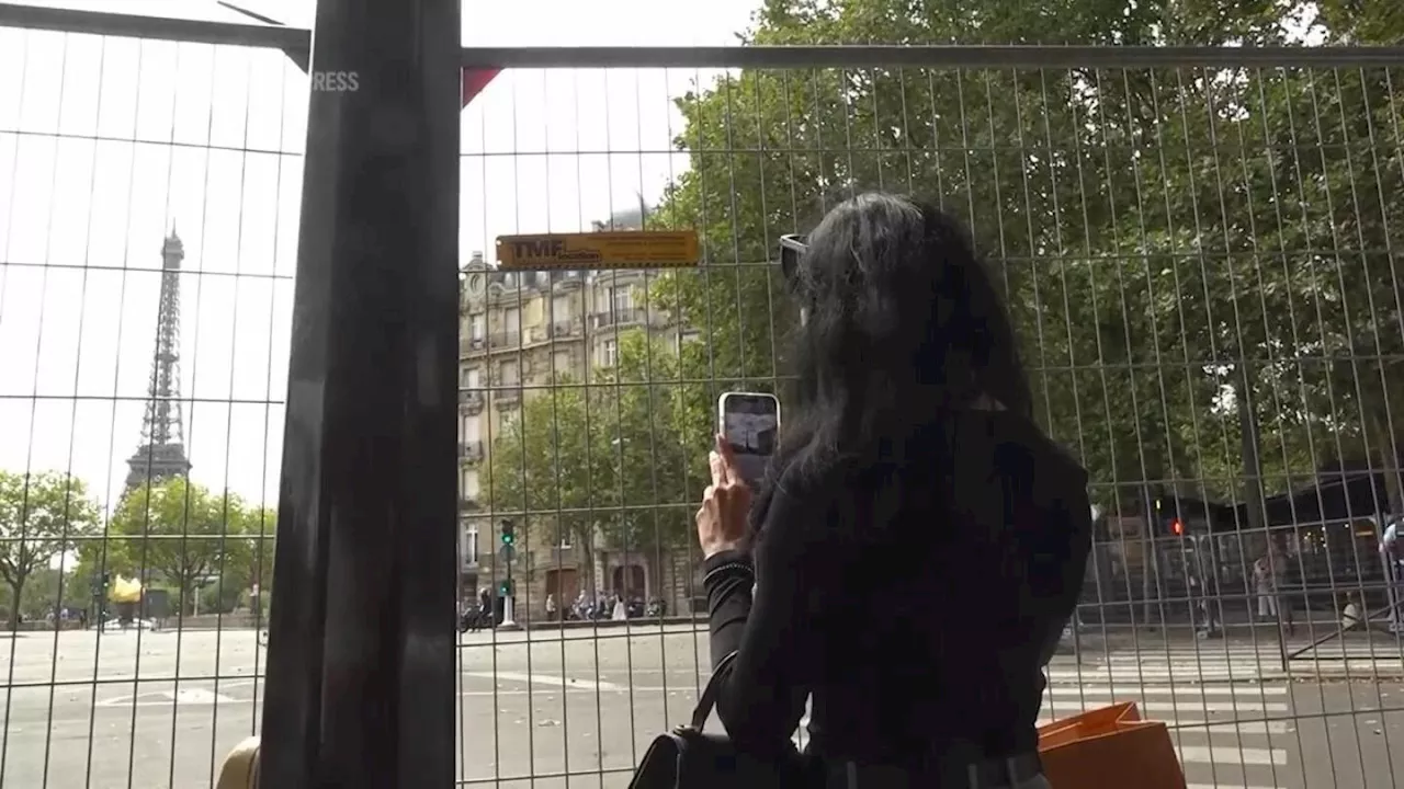 Tourists visiting Paris face barriers on the way to iconic landmarks ahead of Olympic opening ceremony