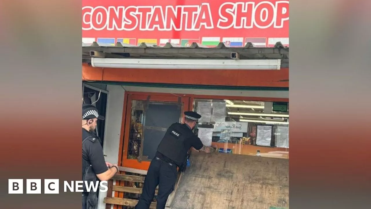 Drugs and weapons found at Peterborough convenience store