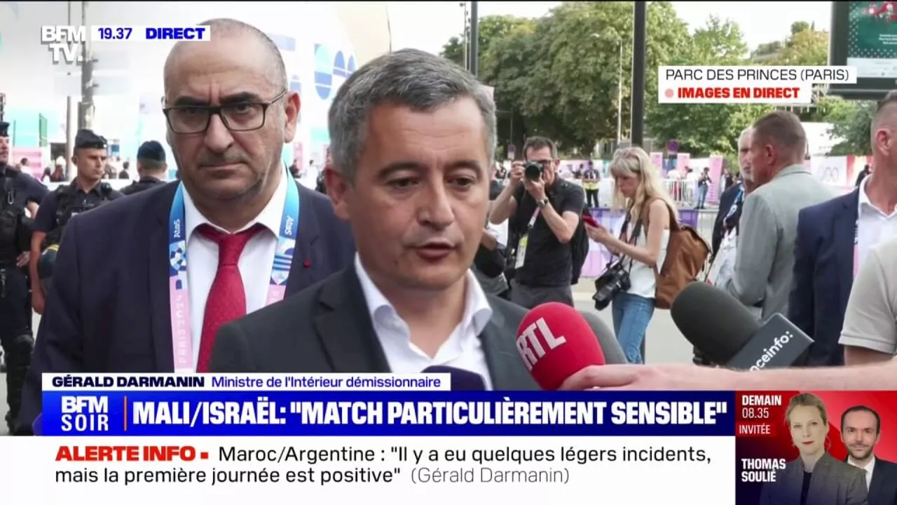 JO: 'L'équipe d'Israël, les athlètes israéliens sont les bienvenus', affirme Gérald Darmanin