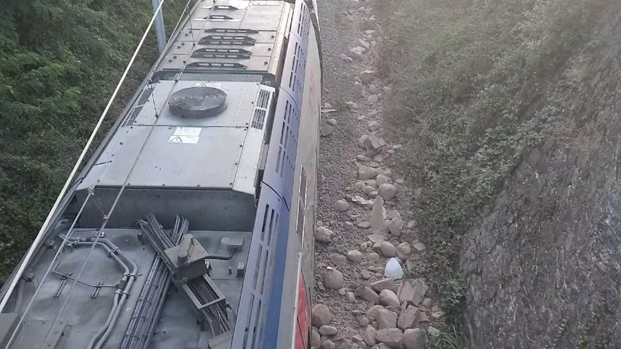 Pyrénées-Orientales: un TER déraille à la suite d'une coulée de boue, 5 blessés légers