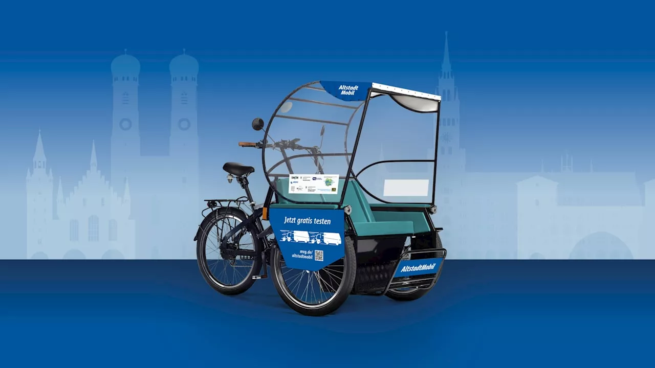 Verkehr in München: Mikrobusse und E-Rikschas starten in Altstadt