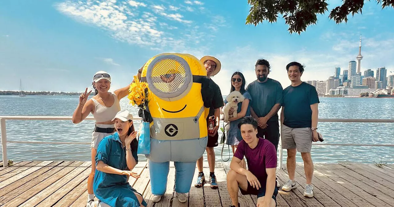 Someone in Toronto just ran a full marathon in a Minions costume