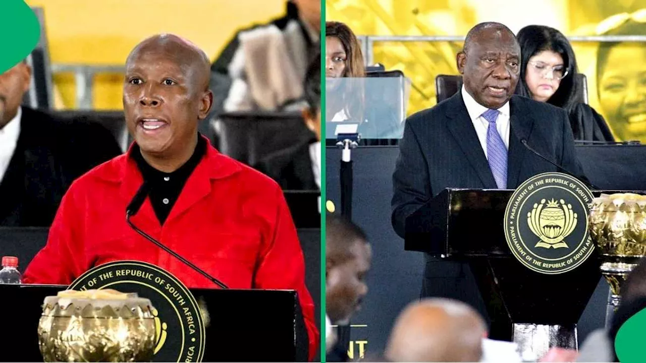 Julius Malema Denies Insulting President Cyril Ramaphosa