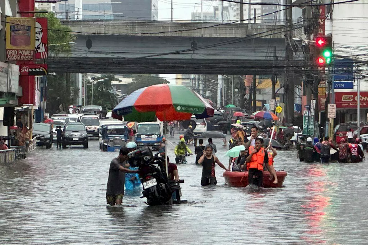 Heavy rainfall threatens to cause severe flooding in NCR, Luzon provinces