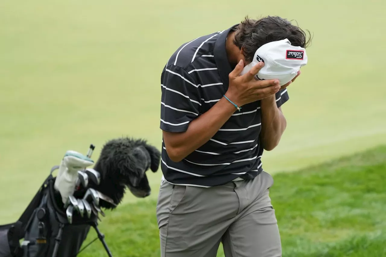 Tough task ahead for Charlie Woods after opening 82 in US Junior Amateur