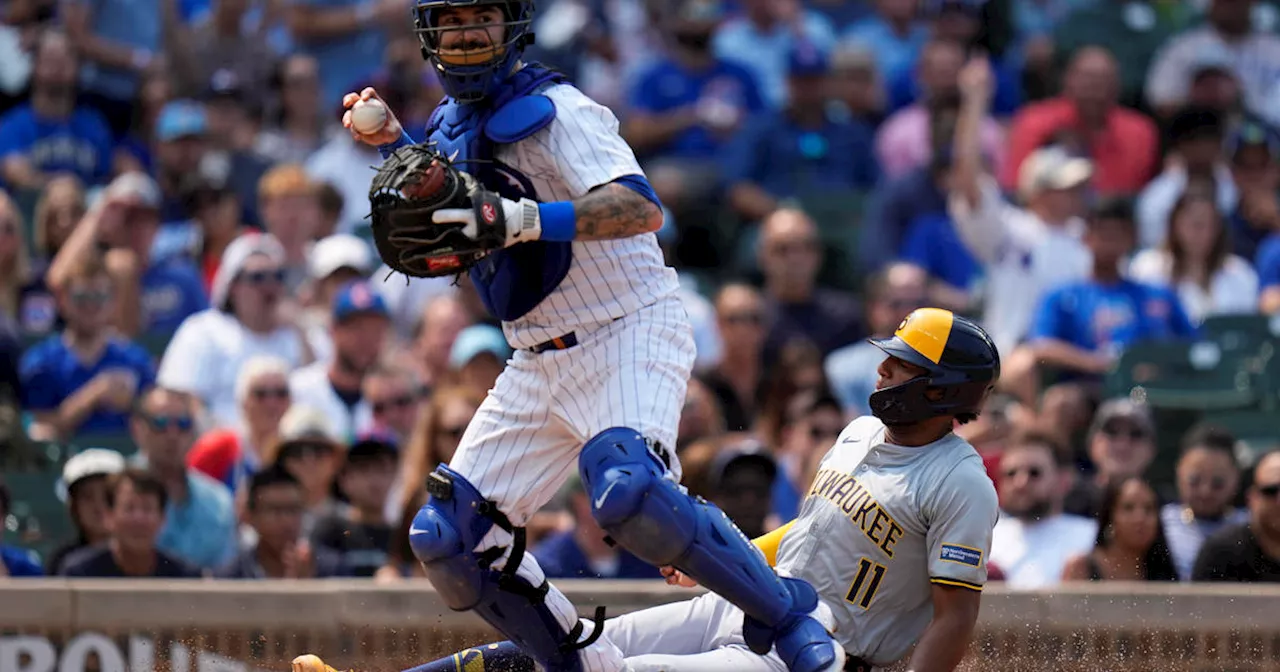 Chicago Cubs lose to Milwaukee Brewers 3-2 off 9th inning double