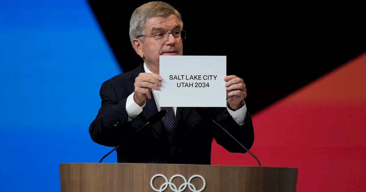 Salt Lake City voted as host of 2034 Olympic Winter Games – with a doping investigation caveat