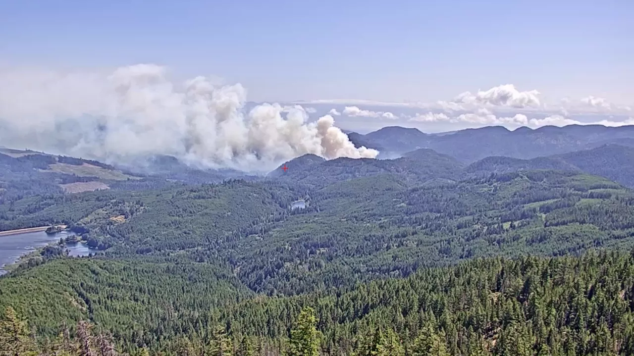 BCWS crews face ‘very steep terrain’ as out-of-control Sooke Potholes wildfire grows to 80 hectares