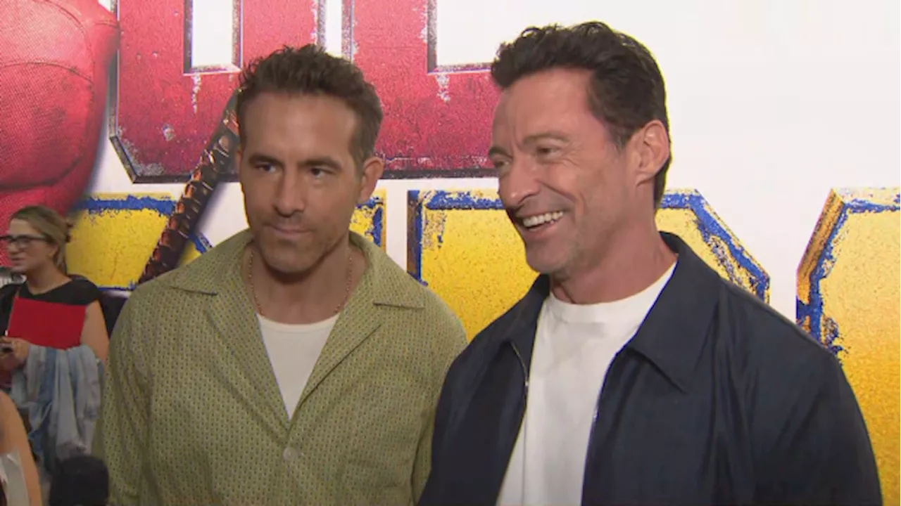 Reynolds, Jackman attend 'Deadpool & Wolverine' Canadian premiere in Toronto