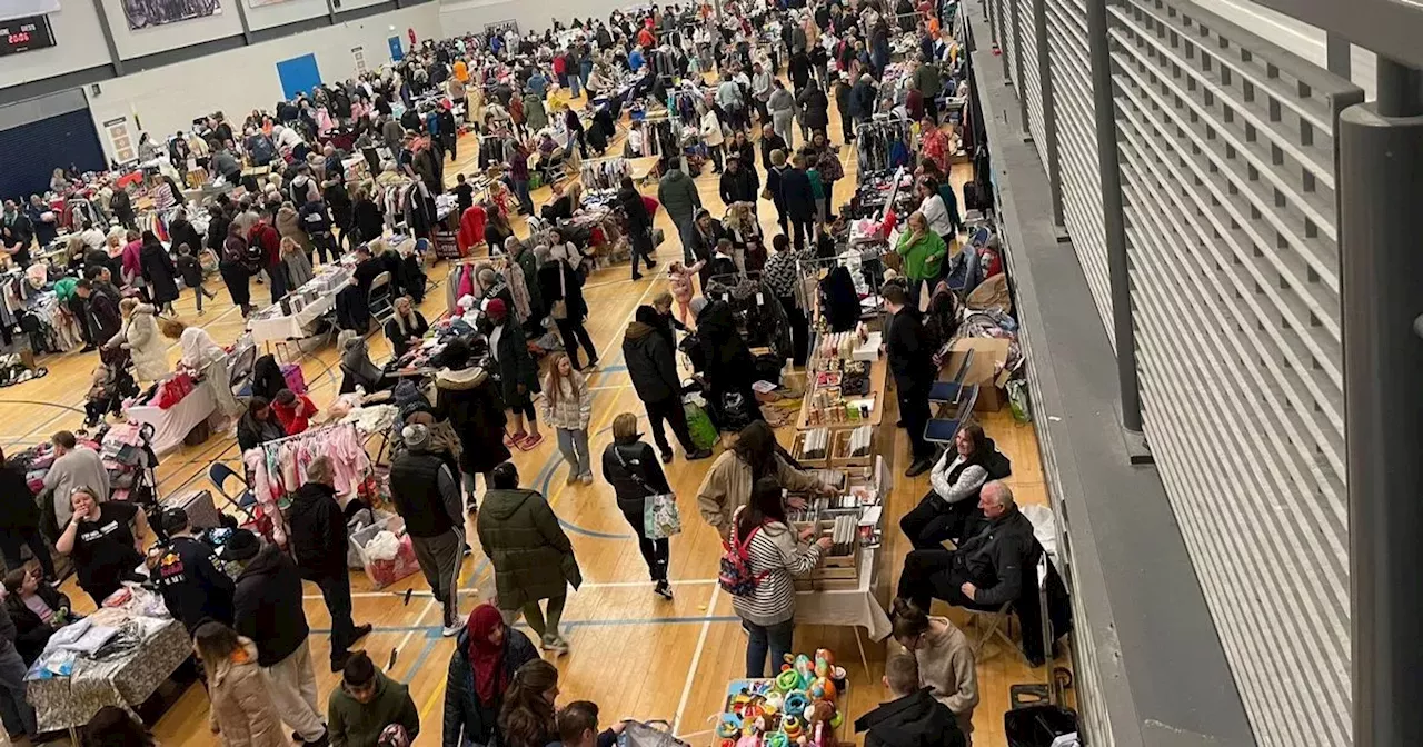 Free preloved uniforms and the chance of a bargain as market returns to Wishaw