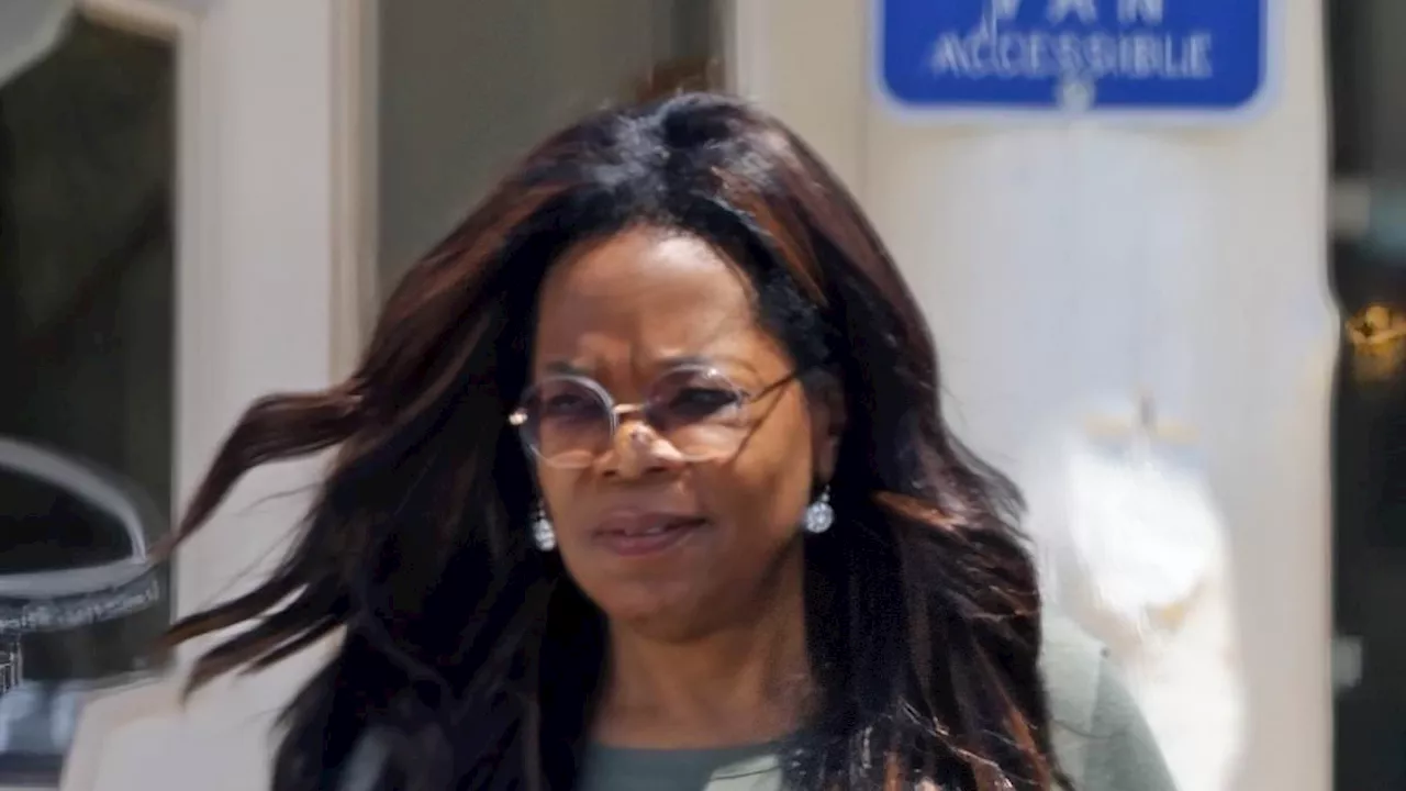 Oprah Winfrey showcases her 'miracle drug' makeover in tight leggings for gym session with her old...