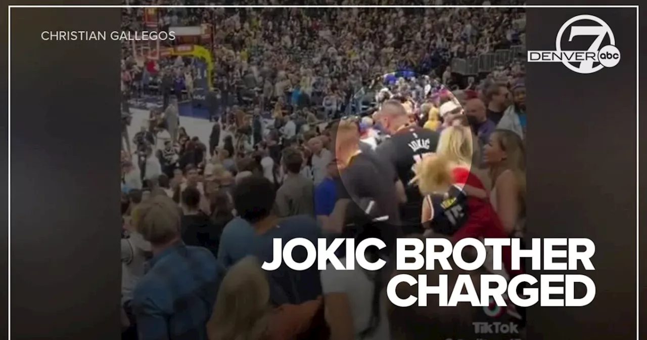 Nikola Jokic’s brother charged with assault for allegedly punching fan in the face during Nuggets playoff game