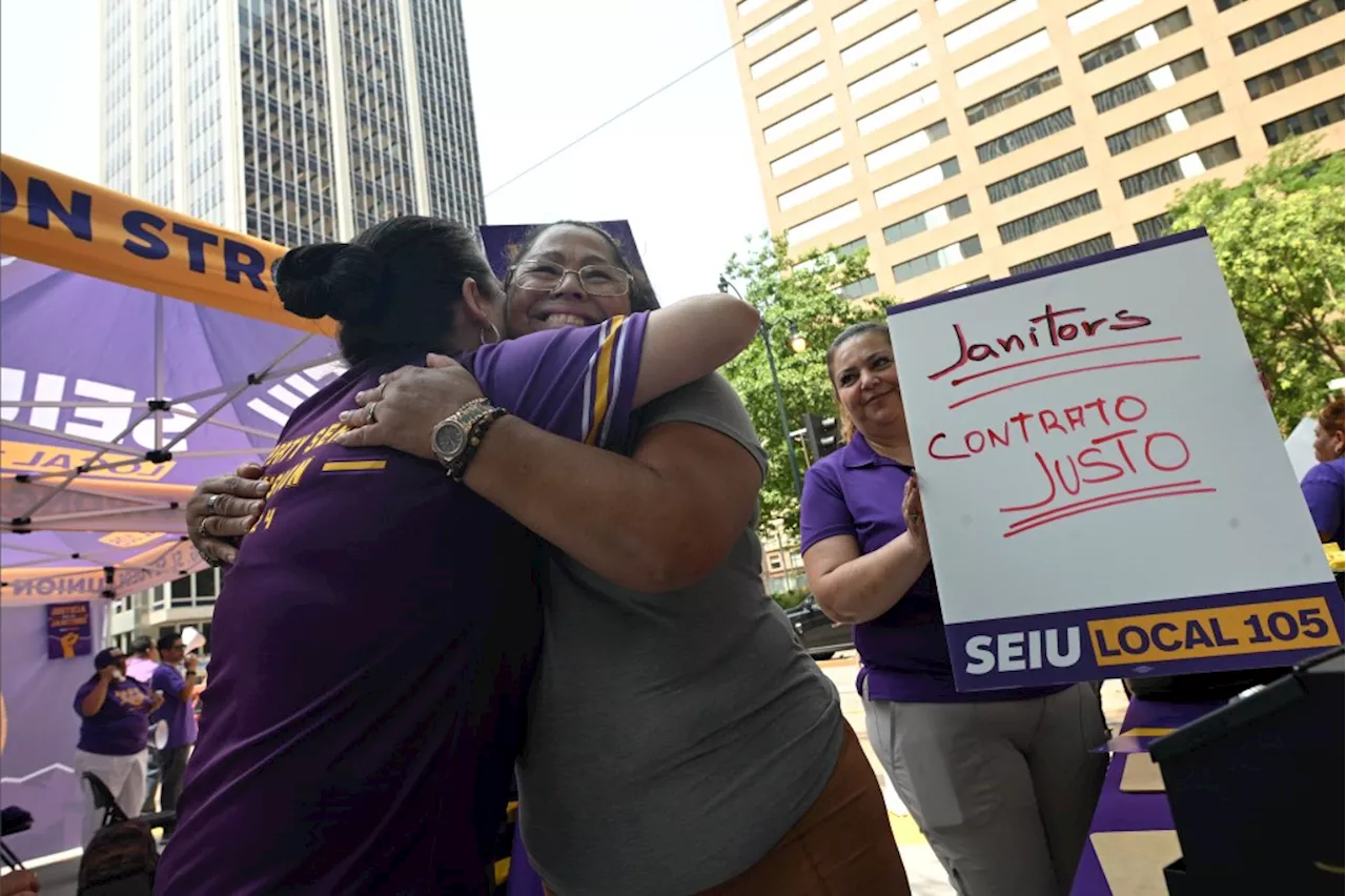 Unionized janitors vote to authorize strike across metro Denver if contract talks fail