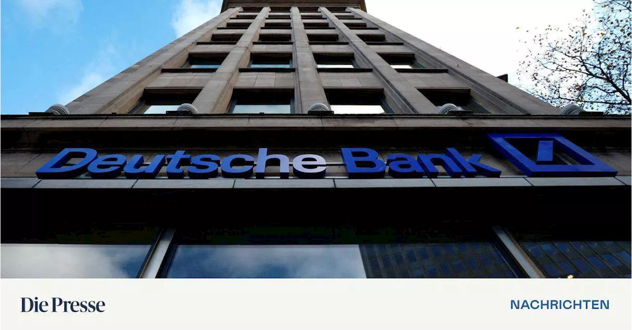 Deutsche Bank schreibt wegen Rückstellung im Quartal Verlust