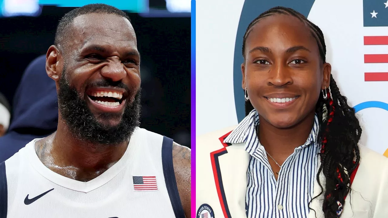 LeBron James and Coco Gauff Named Team USA Flagbearers at 2024 Paris Olympics