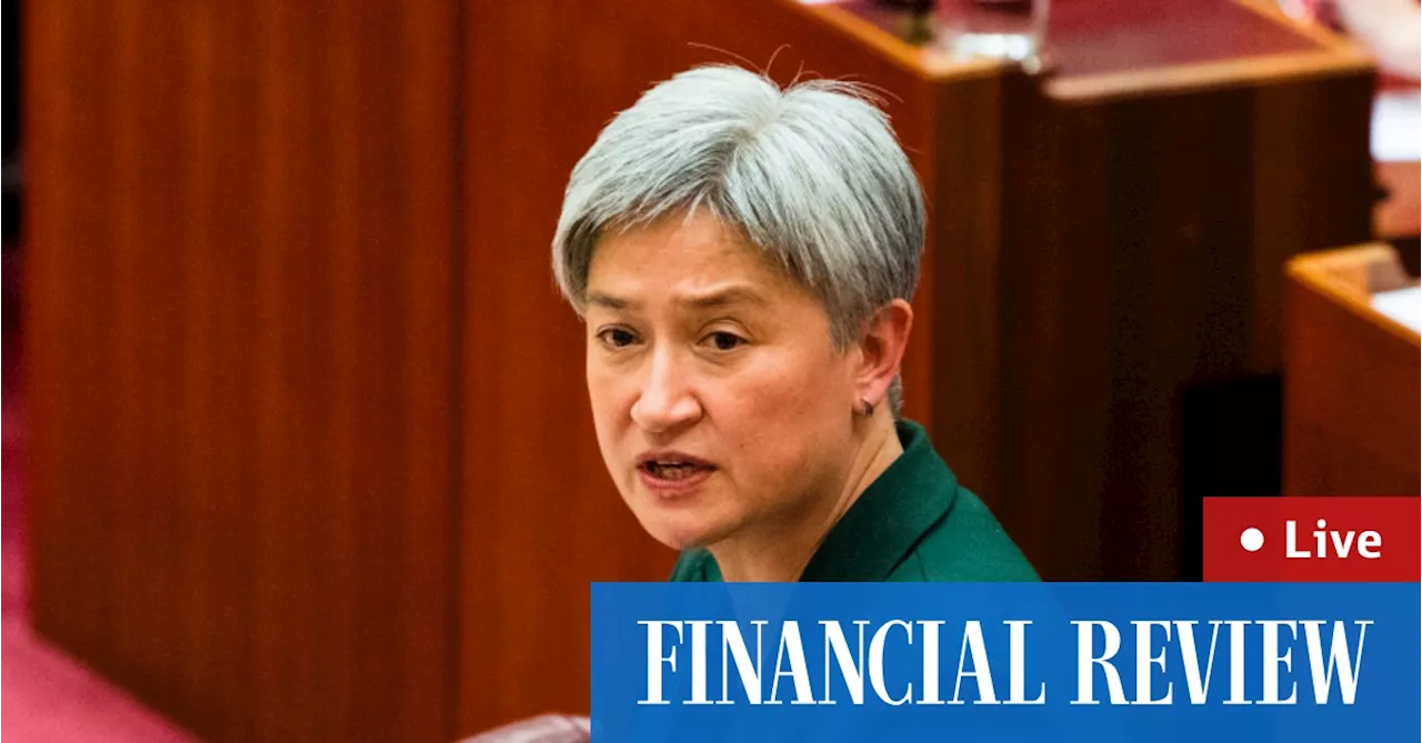 Israel Palestine: Foreign Minister Penny Wong announces Australia imposes financial sanctions on Israelis for settler violence