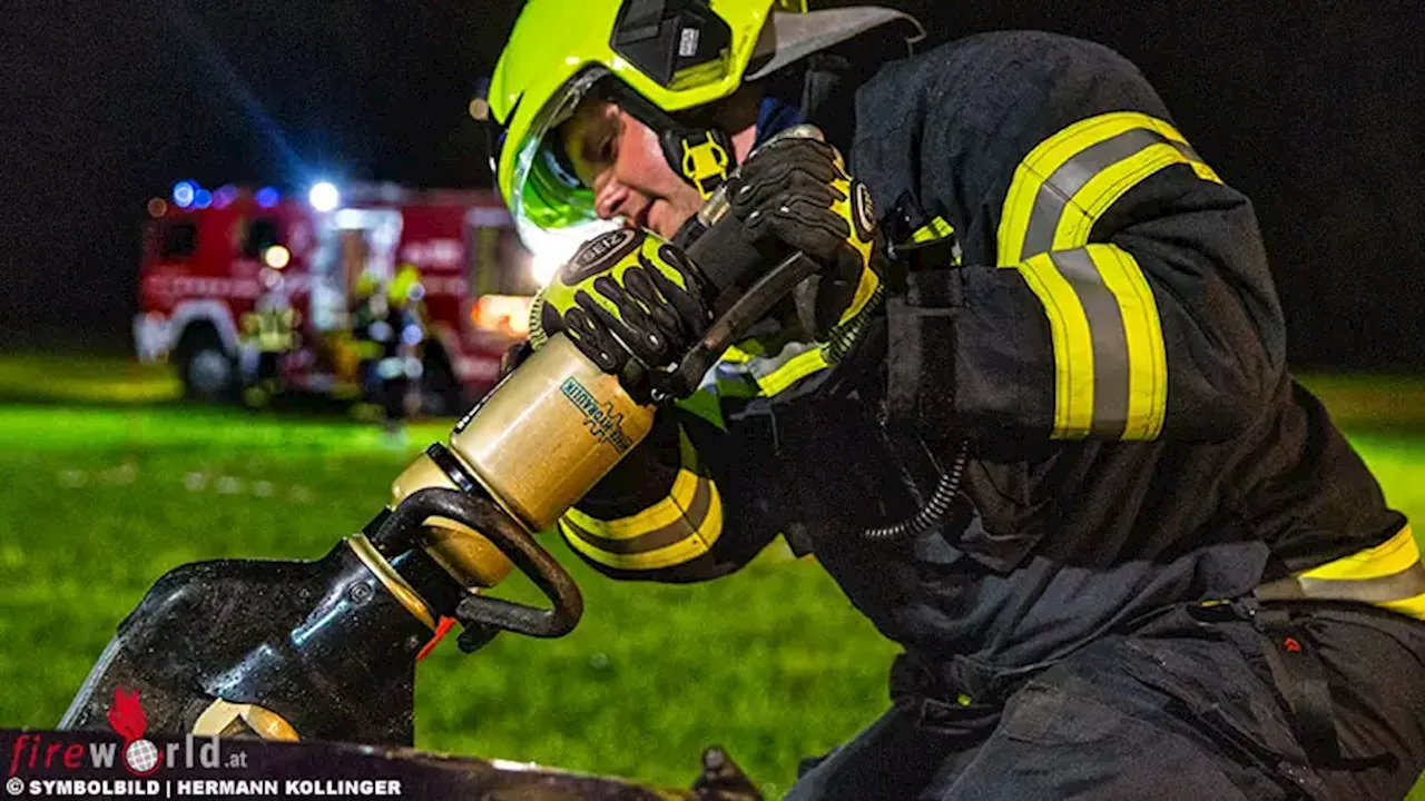 Stmk: Pkw wegen Wildwechsel verrissen und gegen Baum gepallt → zwei Frauen in Bad Radkersburg eingeklemmt