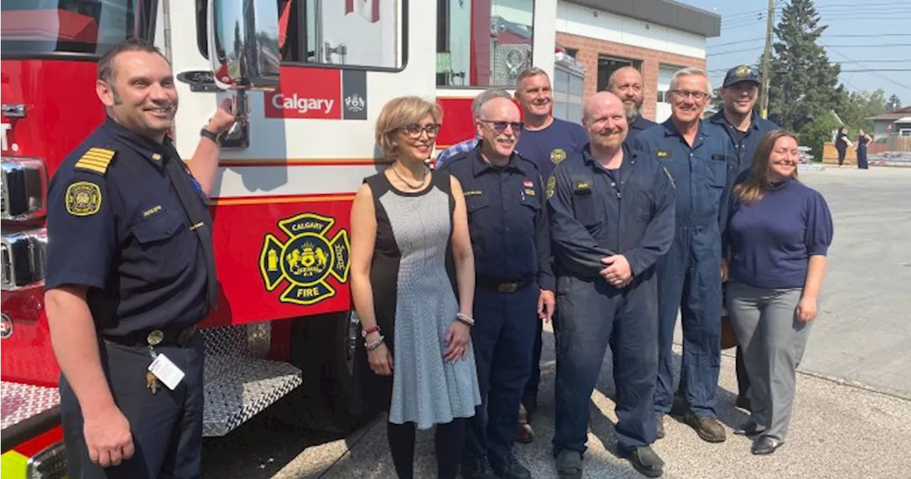 Calgary fire trials Canada’s first-of-its-kind electric fire engine