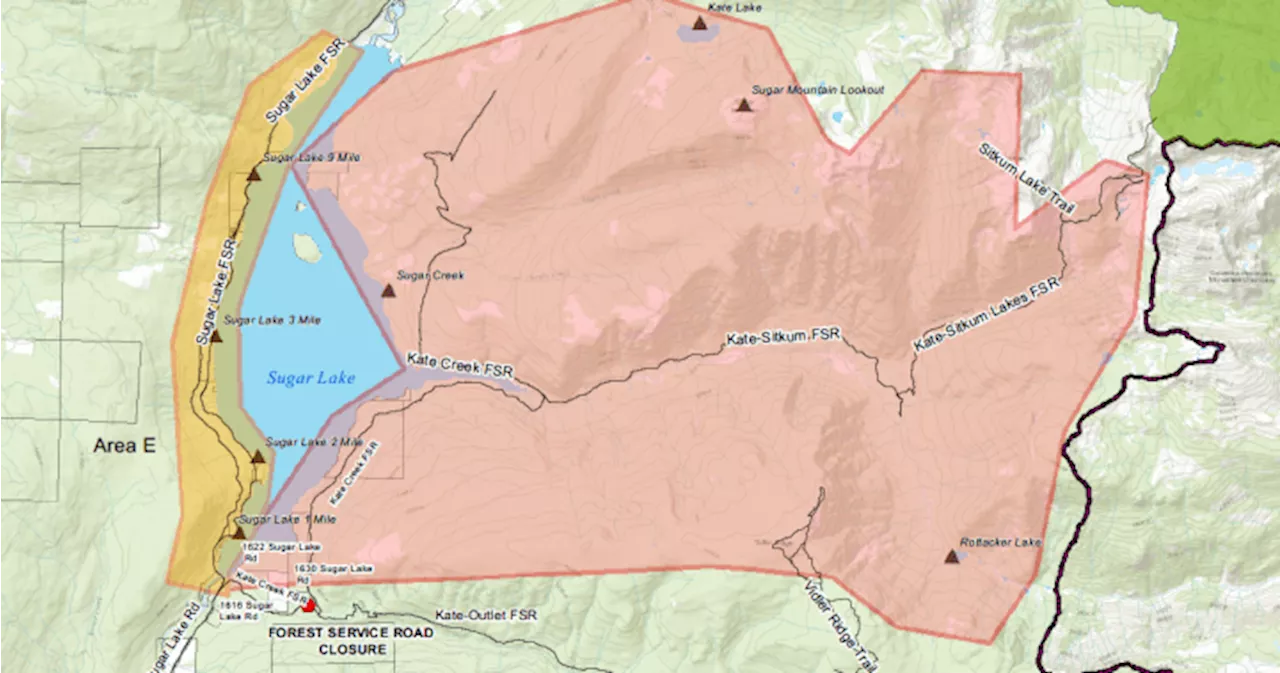 Ground crews now battling Sitkum Creek wildfire in North Okanagan