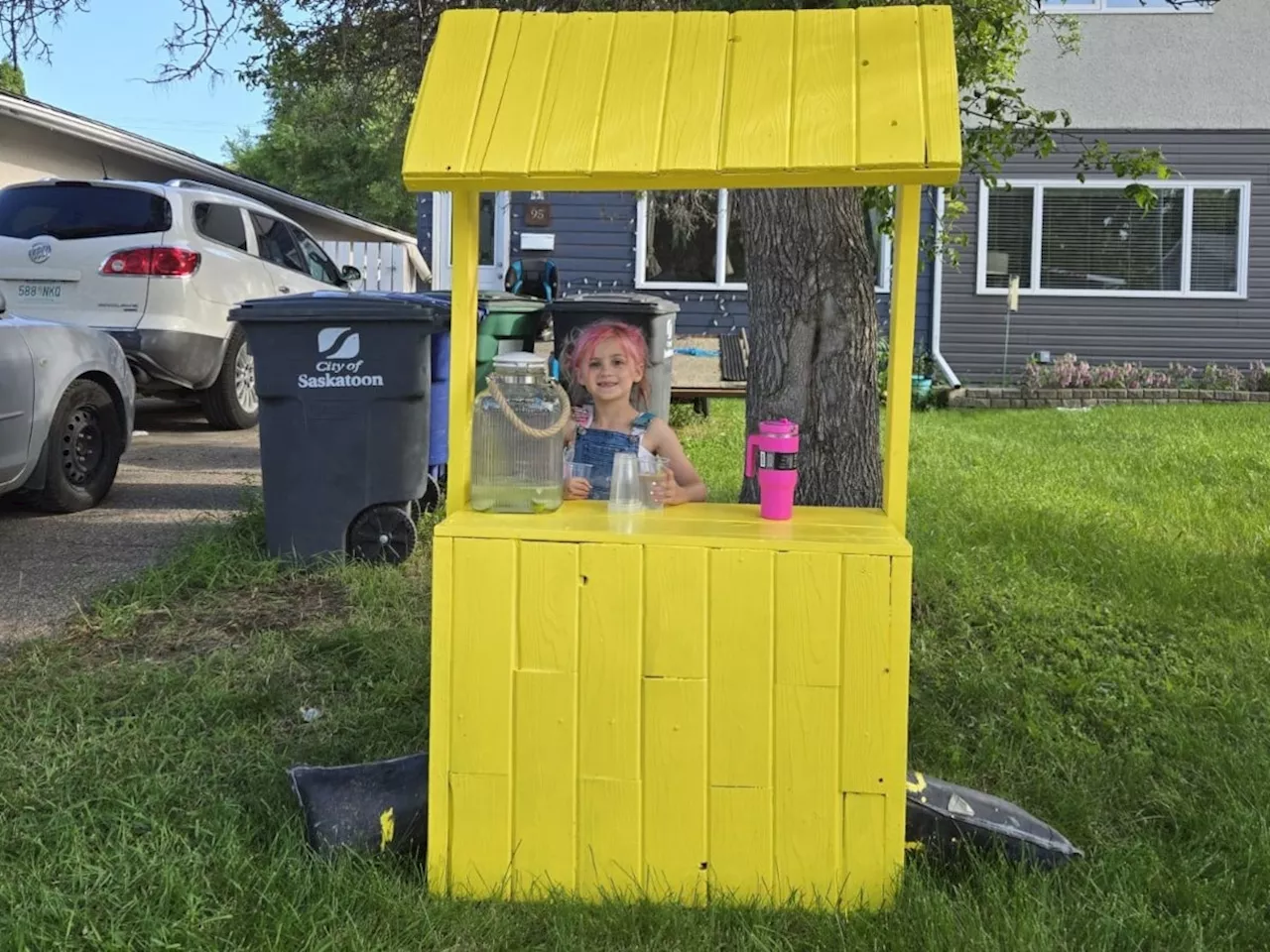 Two boys arrested after Saskatoon girl robbed at lemonade stand