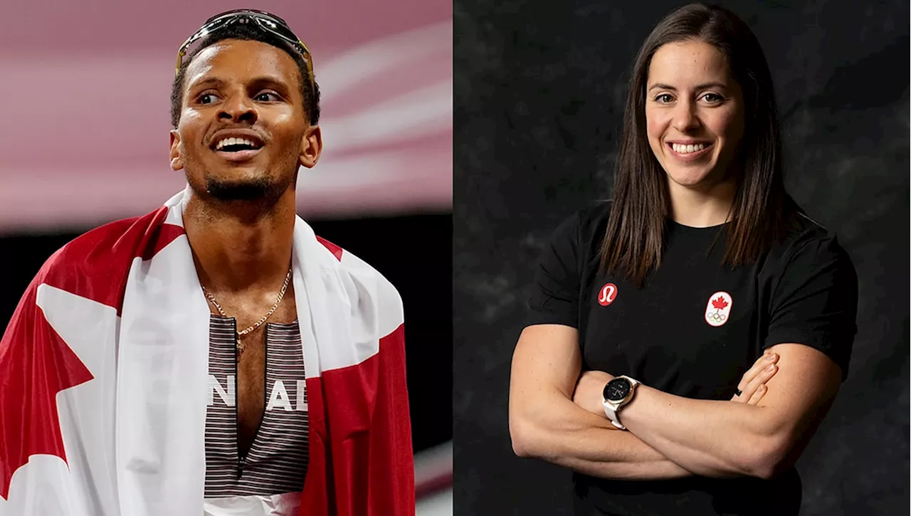 Canadian flag at Olympics opening ceremony will be carried by champions Andre De Grasse and Maude Charron